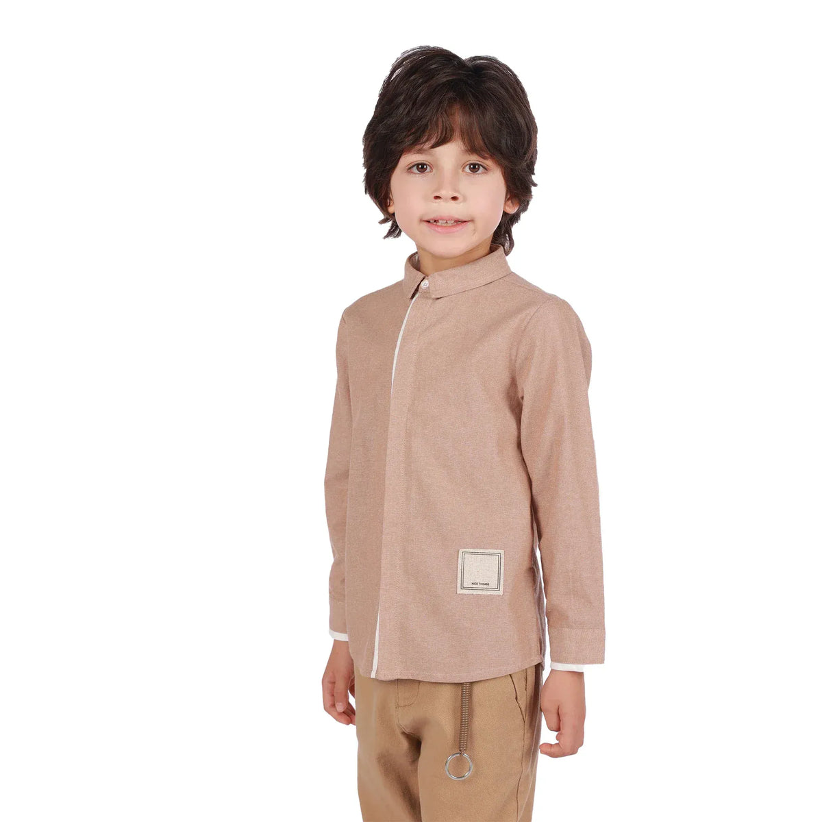 Badge Classic Shirt for Boys Image