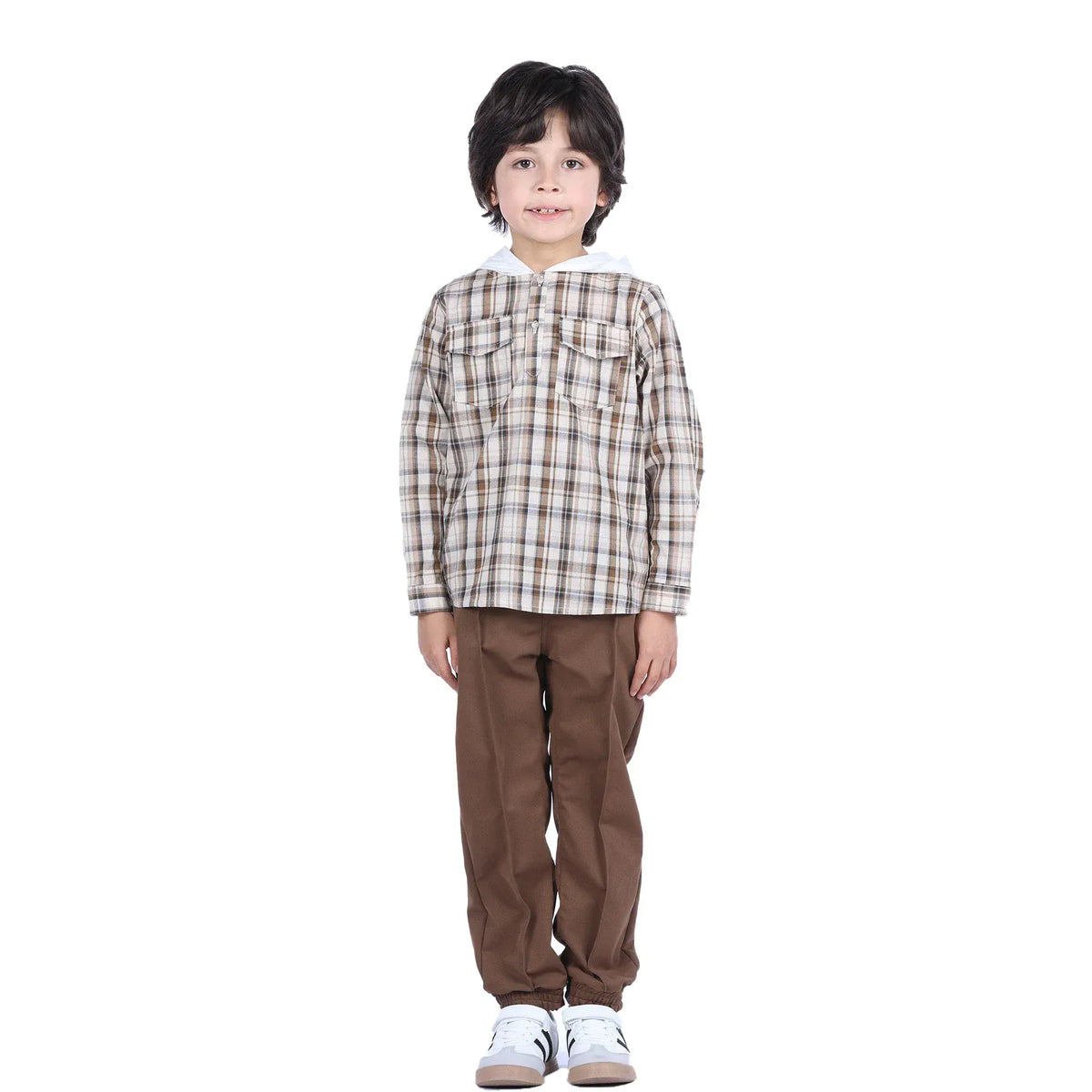 Checked Classic Blouse for Boys Image