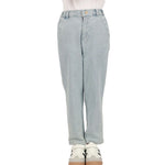 Light Jeans Blue Washed Jeans Classic Pants for Boys Image
