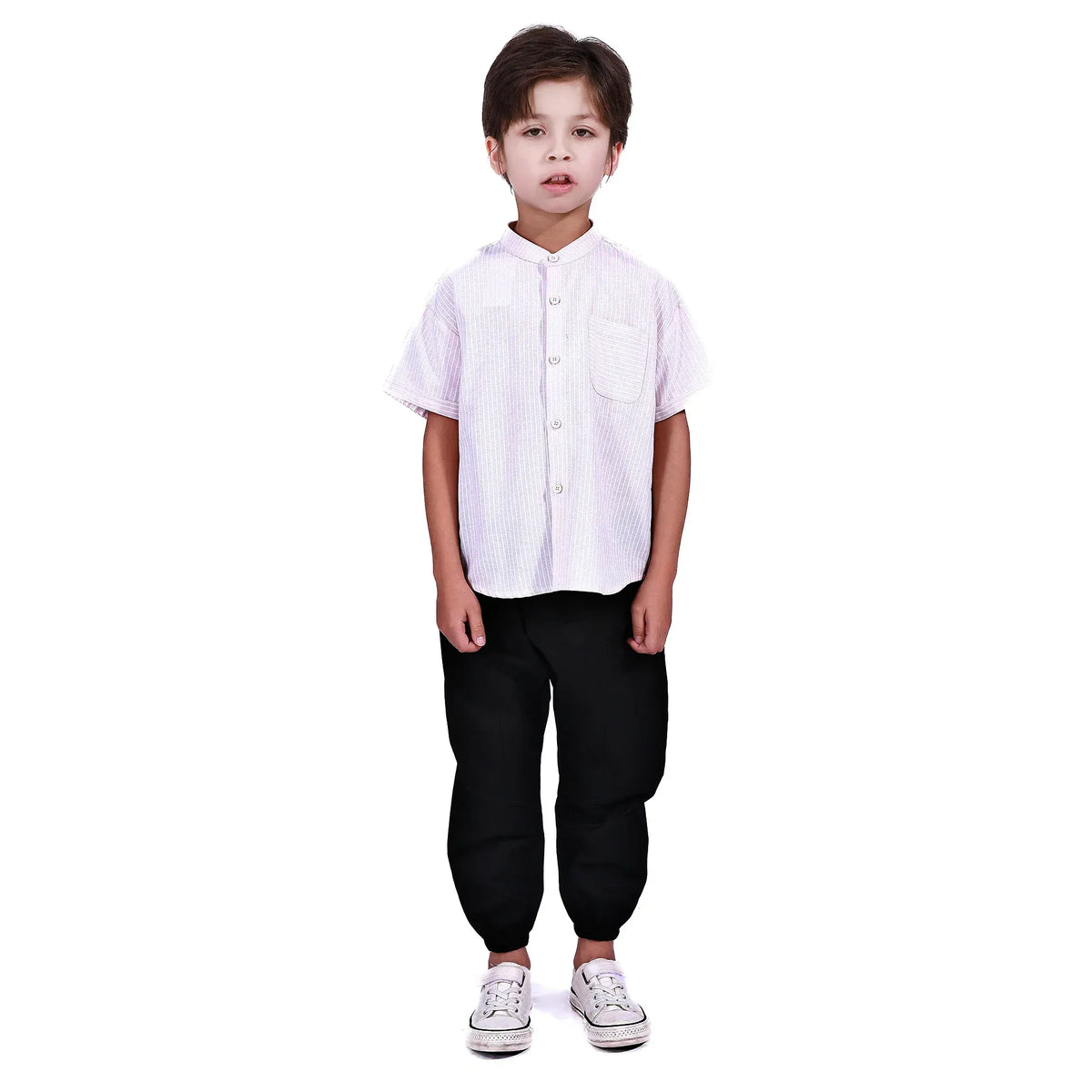 Khaki Basic Shirt For Boys Image