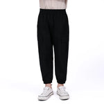 Black Basic Pants For Boys Image