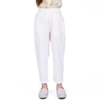 Off White Basic Pants For Girls Image