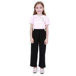 Black Basic Pants For Girls Image