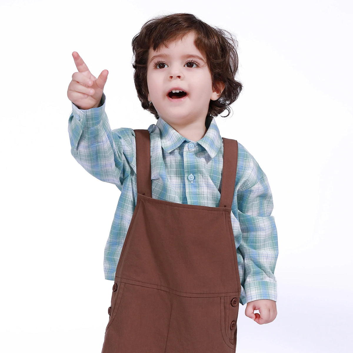 Light Blue Street Look Shirt For Baby Boy Image