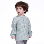 Light Green Street Look Blouse For Baby Boy Image