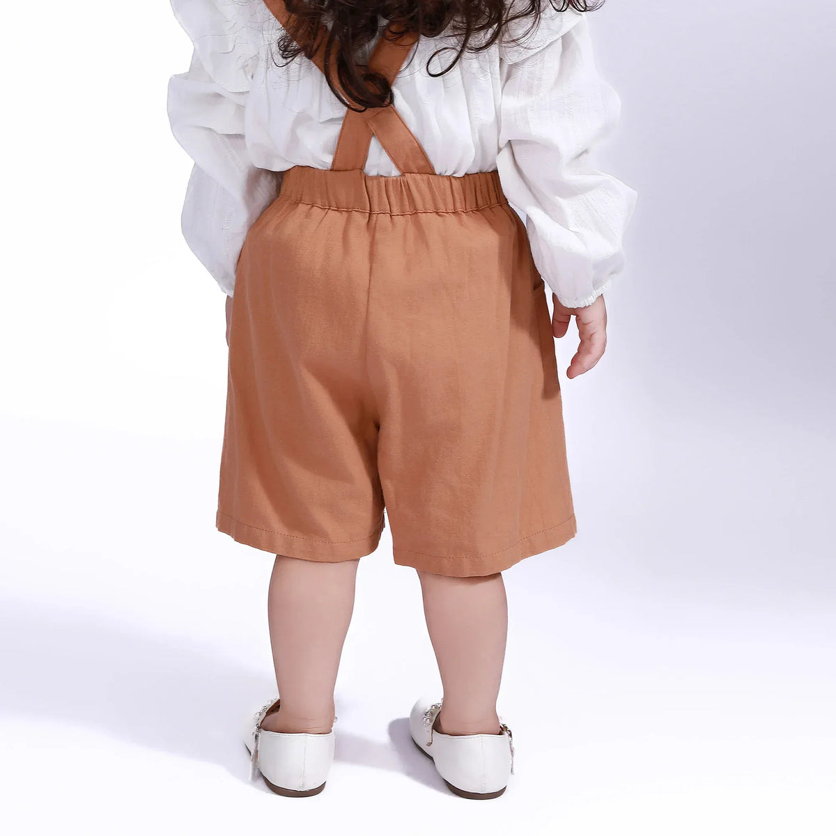 Street Look Overalls For Baby Girl Image