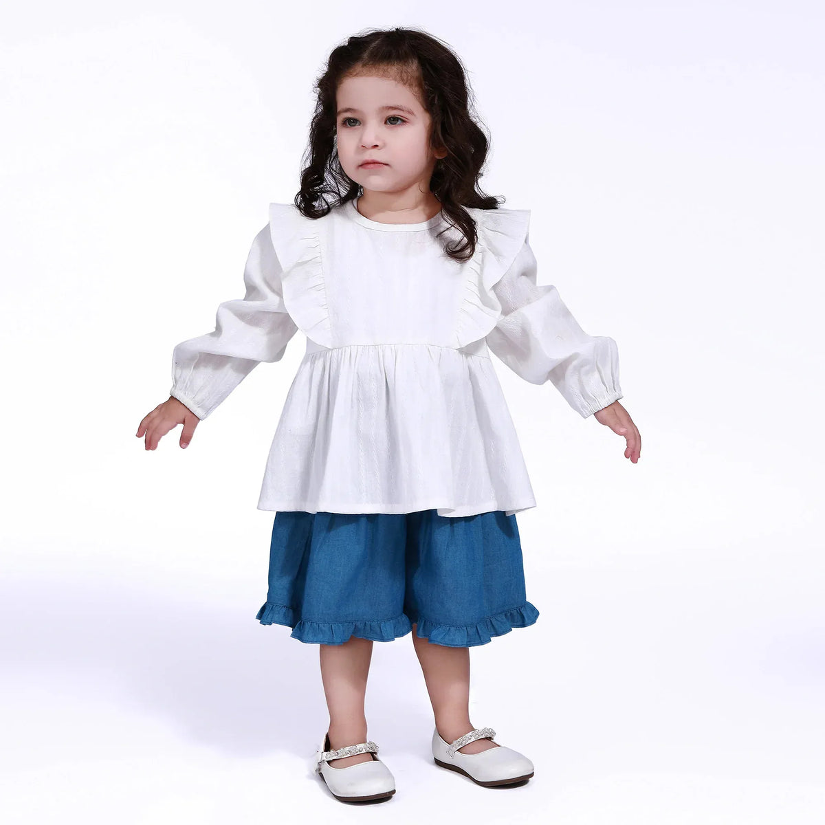 Street Look Blouse For Baby Girl Image