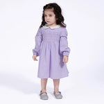Purple Street Look Dress For Baby Girl Image