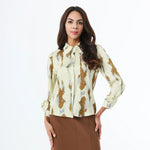 Khaki Classic Shirt for Women Image