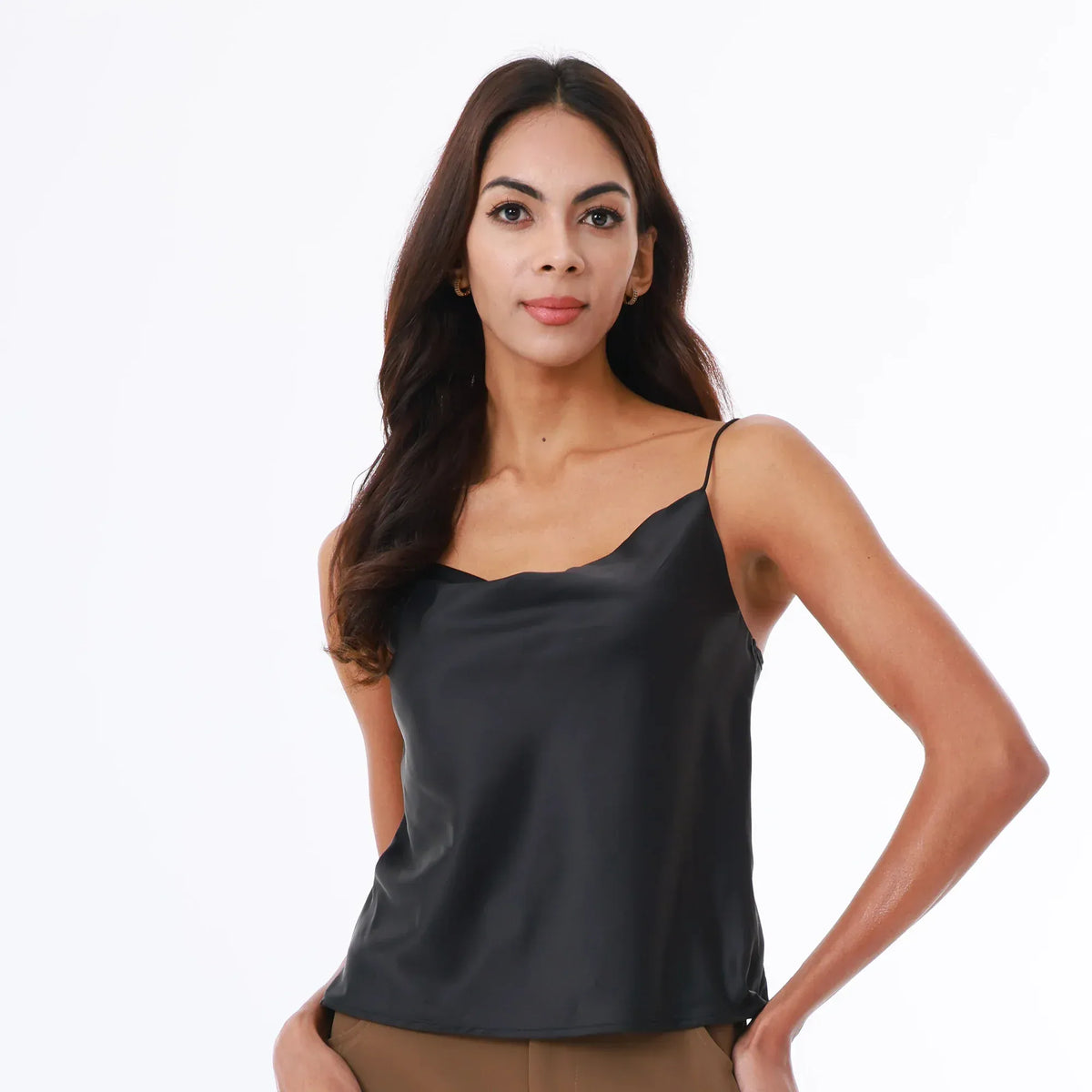 Black Fashion Blouse for Women Image