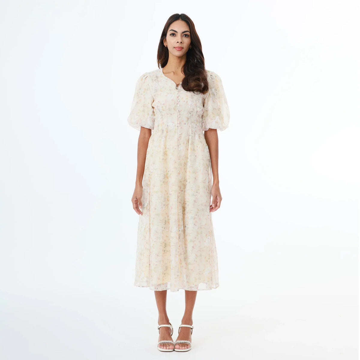 Beige Fashion Dress for Women Image