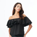 Black Fashion Blouse for Women Image