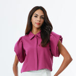 Maroon Fashion Shirt for Women Image