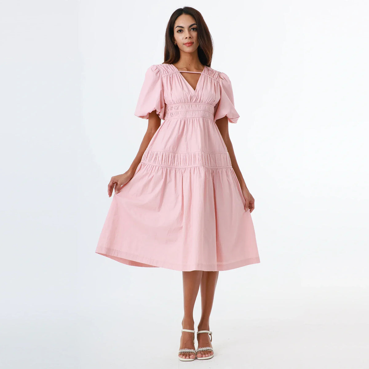 Pink Fashion Dress for Women Image