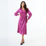 Purple Fashion Dress for Women Image