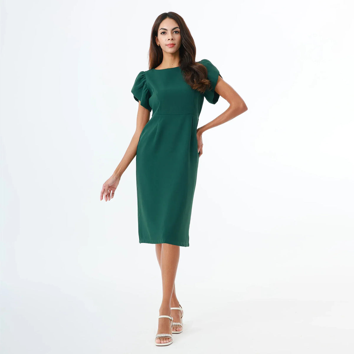 Dark Green Fashion Dress for Women Image