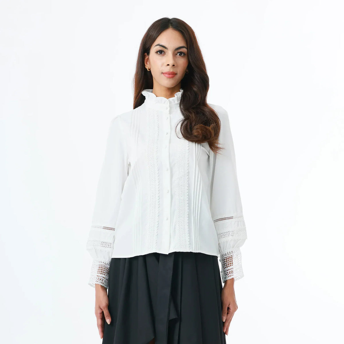 White Fashion Shirt for Women Image