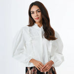 White Fashion Shirt for Women Image