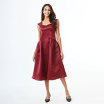 Maroon Evening Dress for Women Image