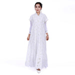 Off White Floral Galabia for Women Image