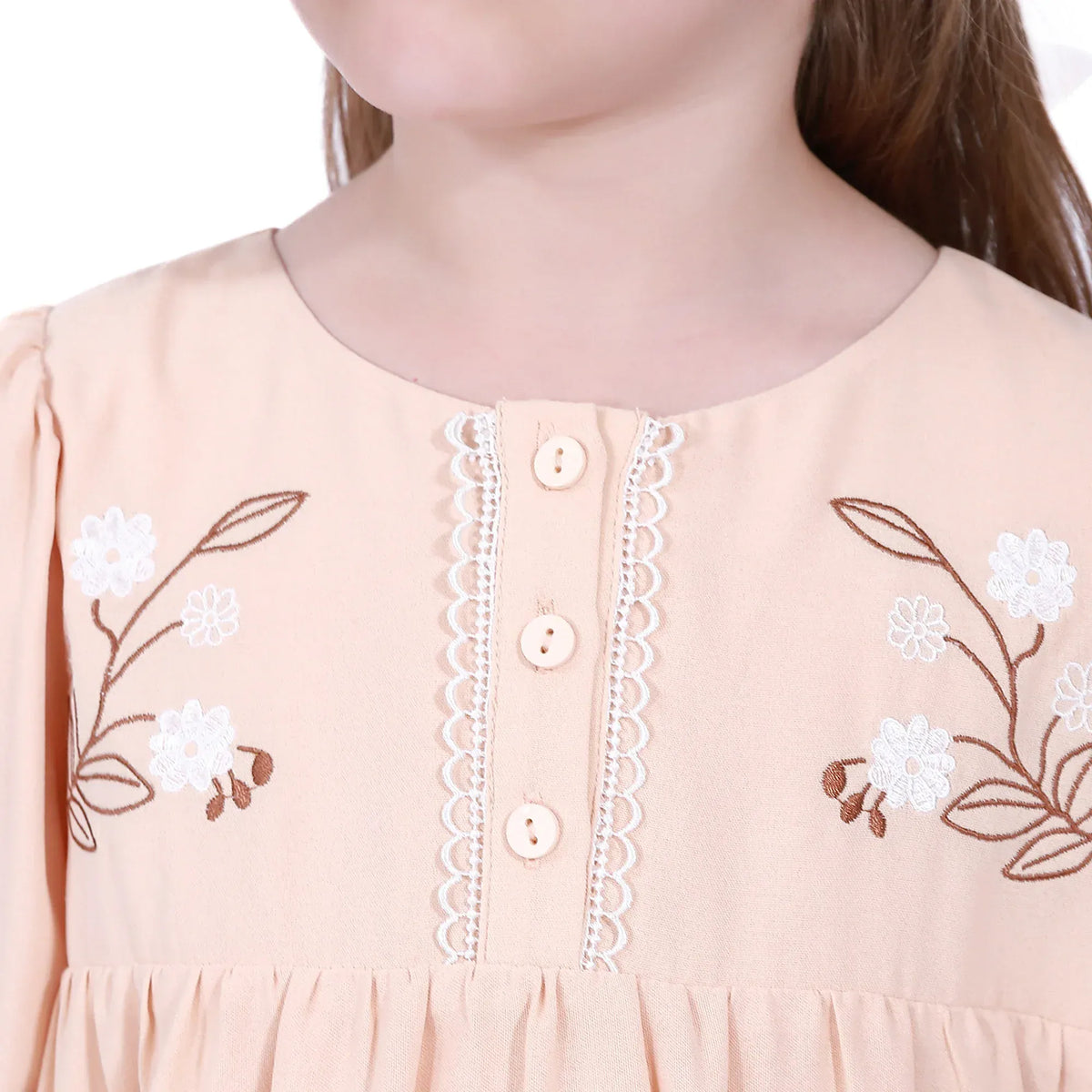 Floral Galabia for Girls Image