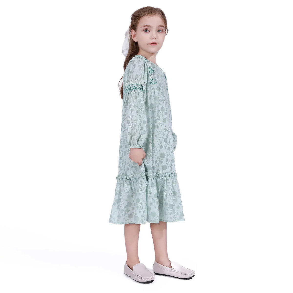 Floral Galabia for Girls Image