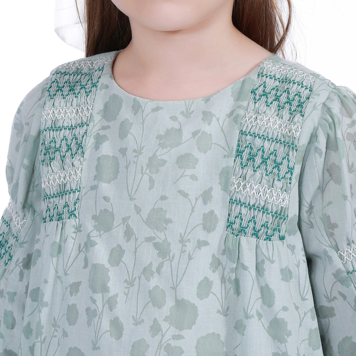 Floral Galabia for Girls Image