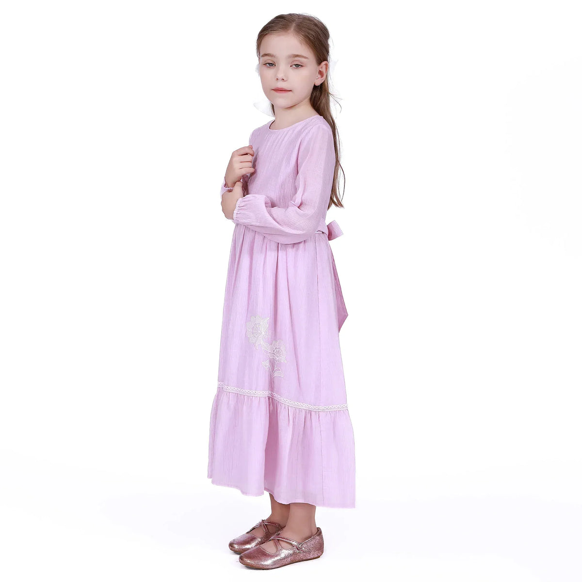 Floral Galabia for Girls Image