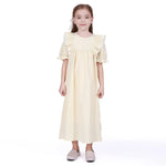 Yellow Floral Galabia for Girls Image