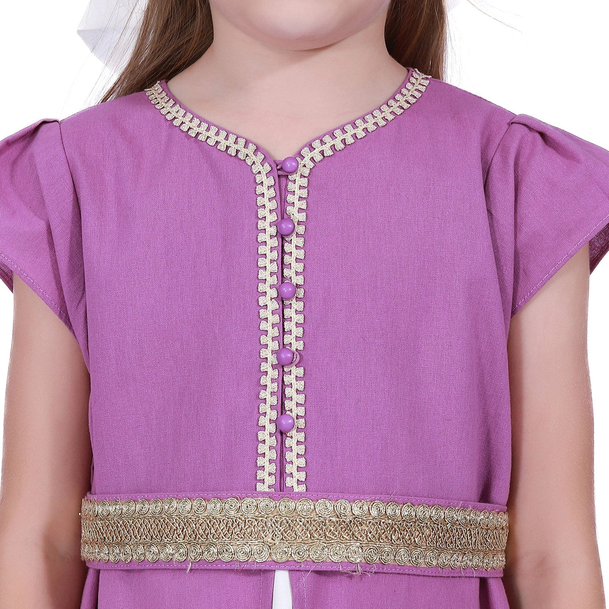 Floral Galabia for Girls Image