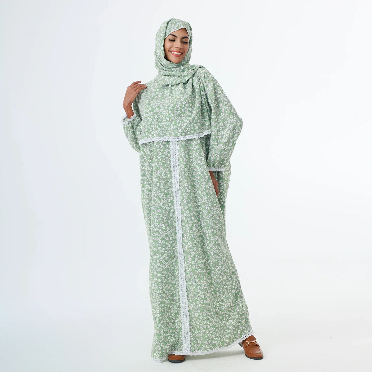 Green Prayer Robe Prayer Robe for Women Image