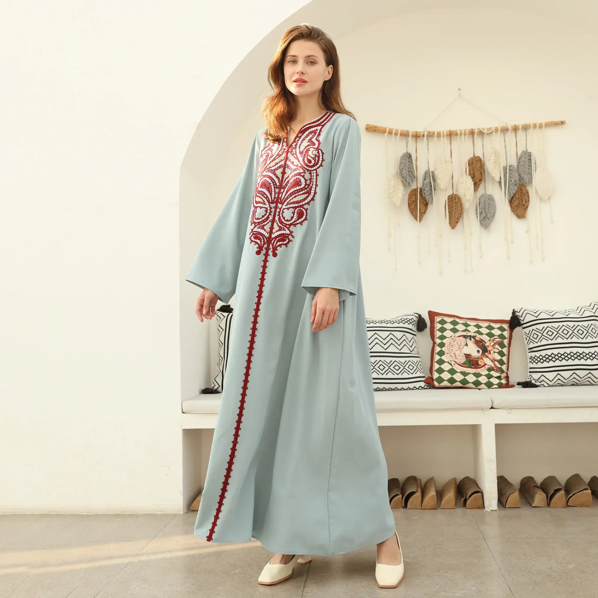 Embroidery Galabia for Women Image