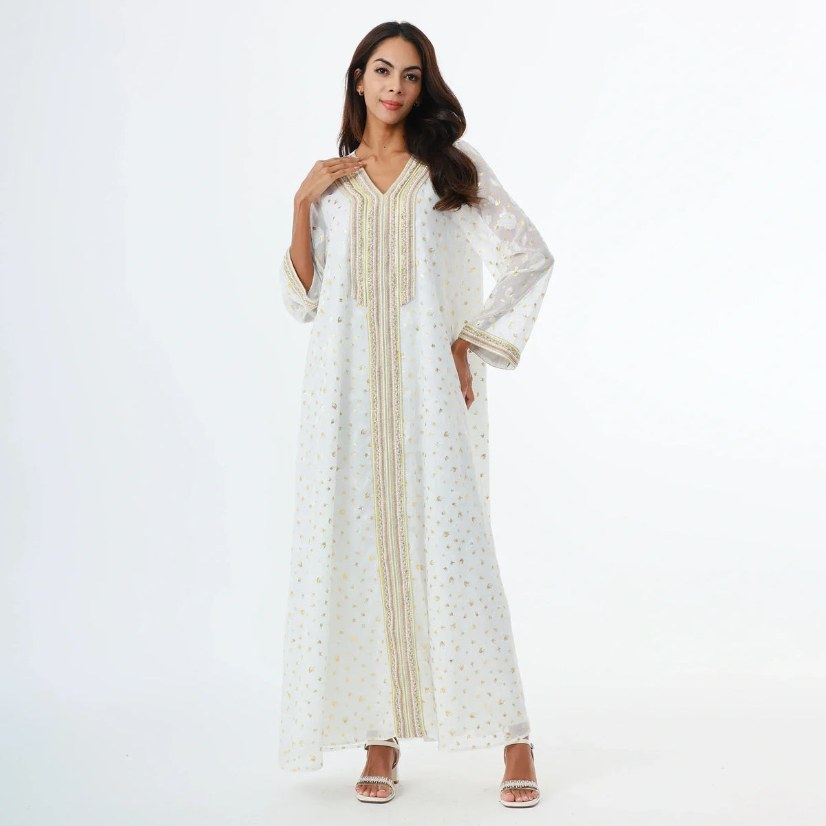 White Galabia for Women Image