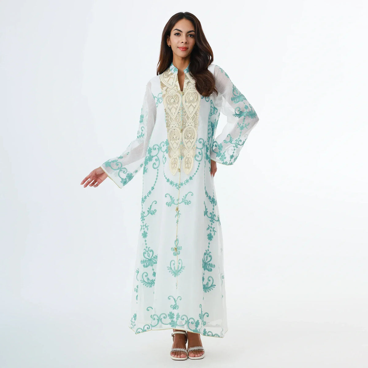 White Galabia for Women Image