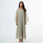 Grey Green Galabia for Women Image