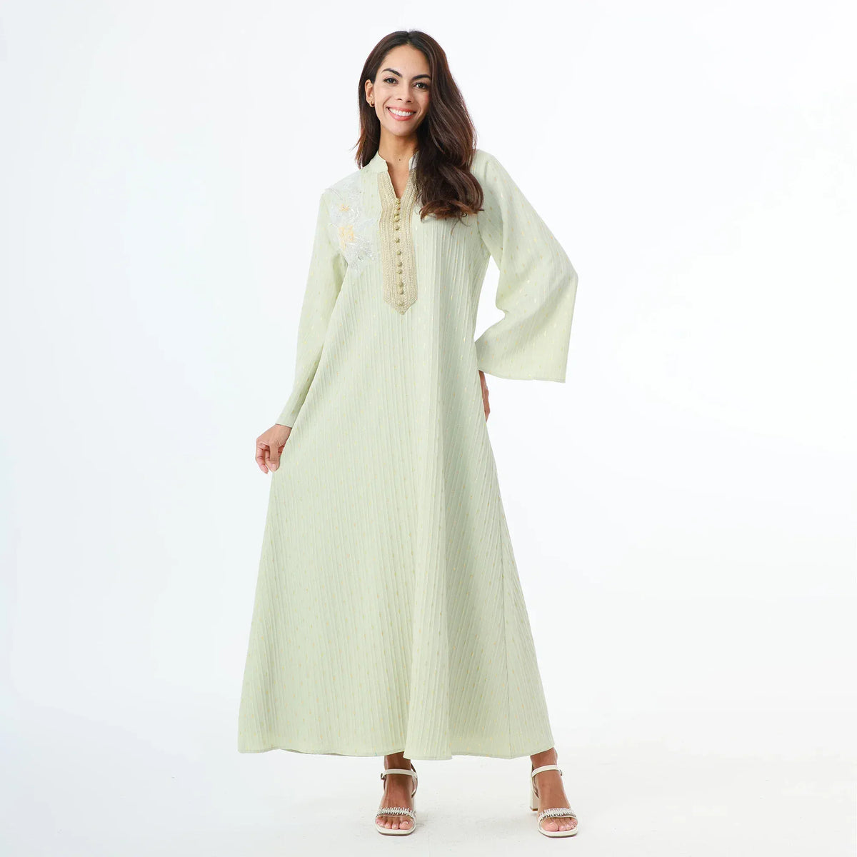 Light Green Galabia for Women Image