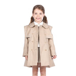 Khaki Floral Formal Jacket for Girls Image