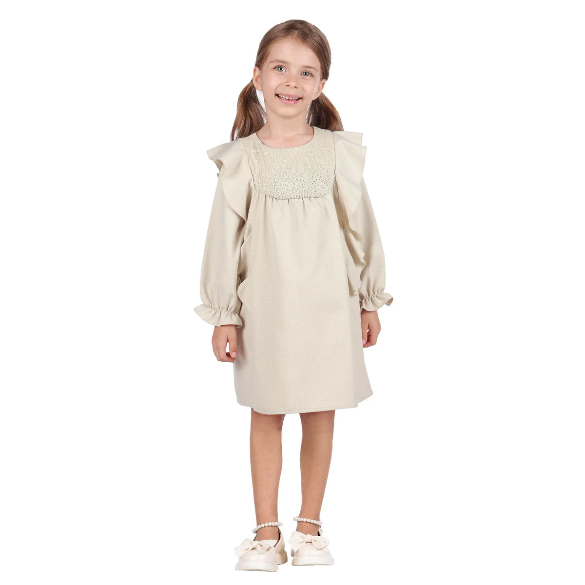 Embroidery Formal Dress for Girls Image