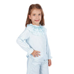 Plain Formal Blouse for Girls Image