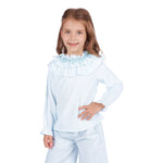 Plain Formal Blouse for Girls Image