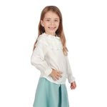 Plain Formal Blouse for Girls Image