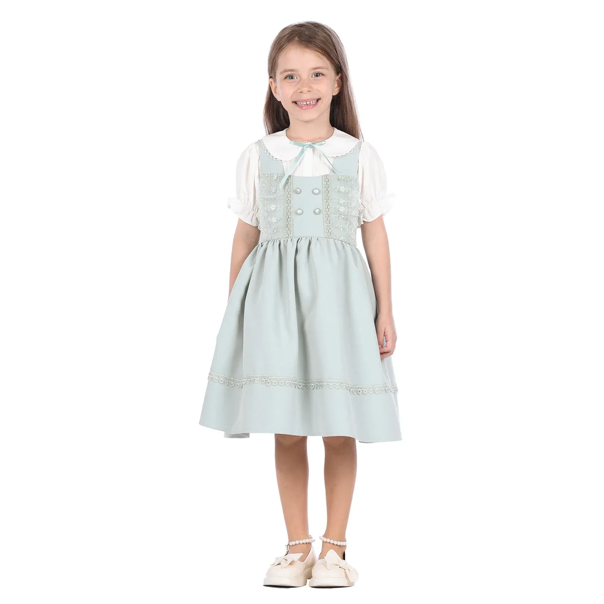 Quilting Formal Shirt for Girls Image