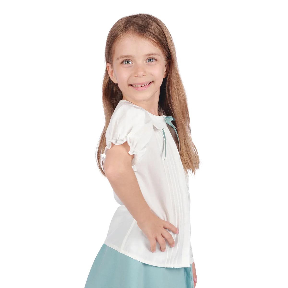 Quilting Formal Shirt for Girls Image