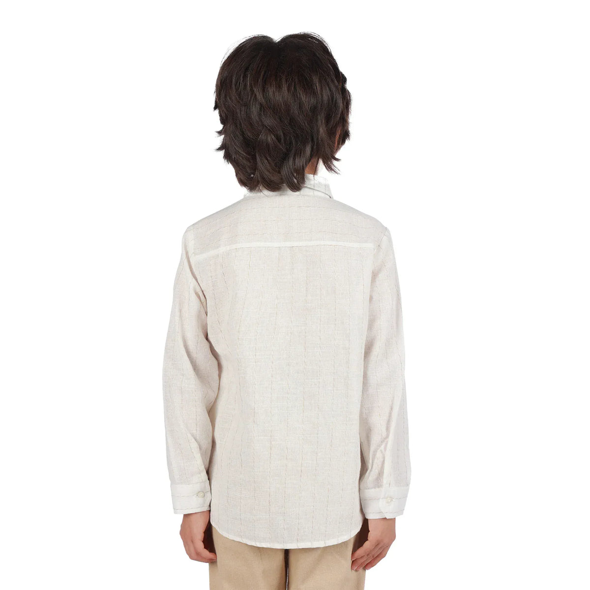 Striped Formal Shirt for Boys Image