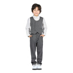 Solid Formal Waistcoat for Boys Image
