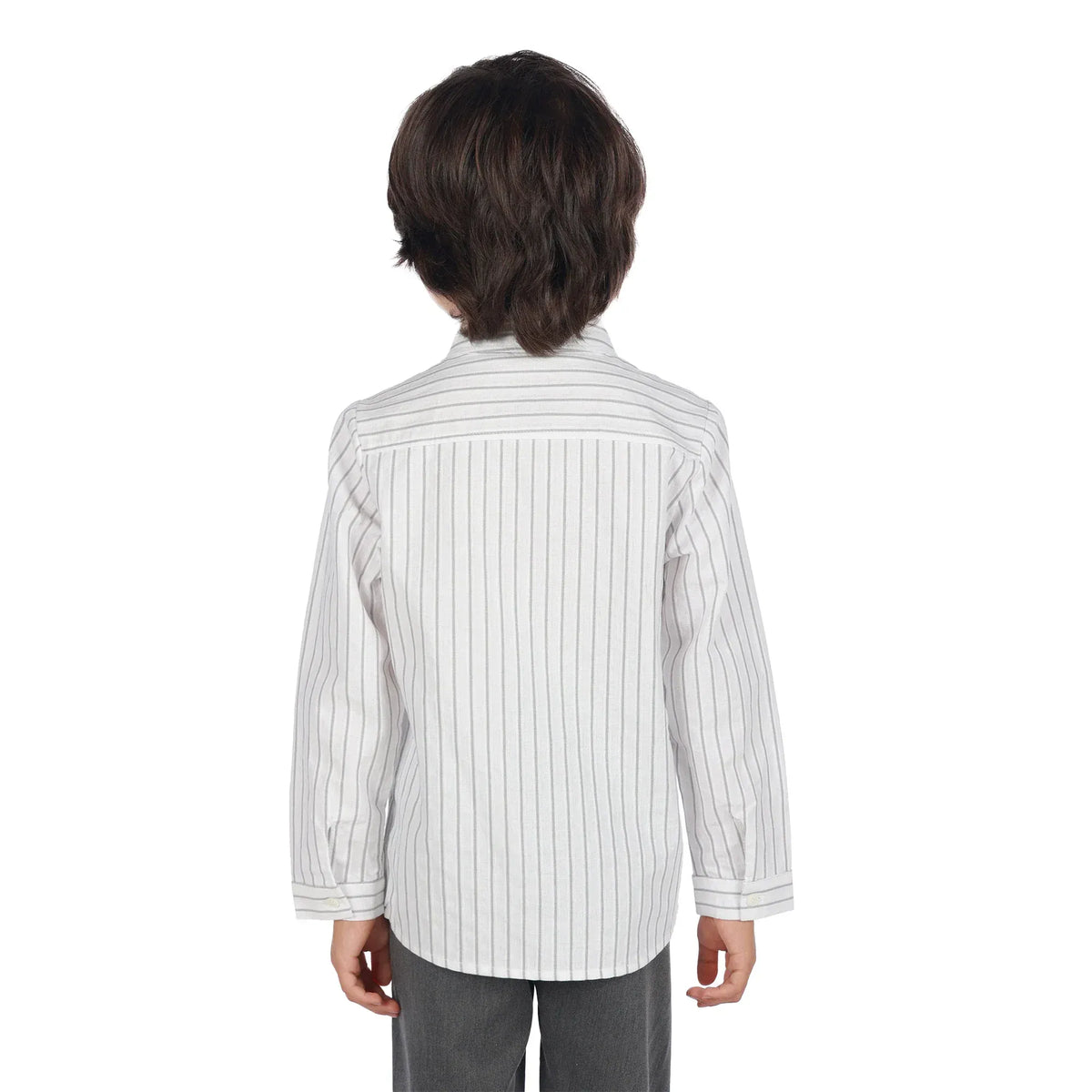 Striped Formal Shirt for Boys Image