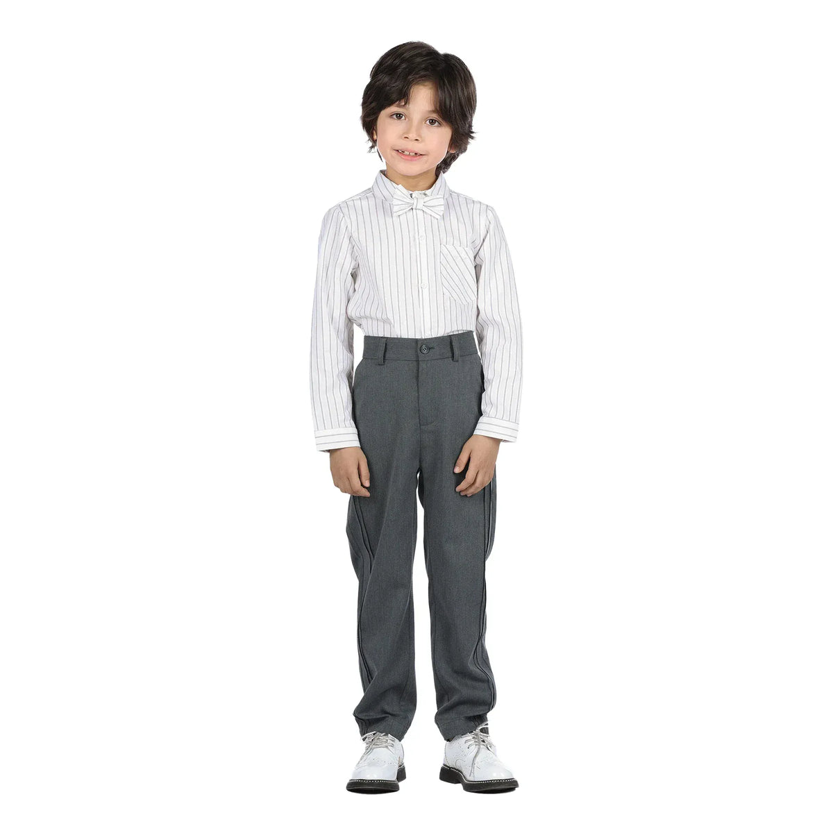 Striped Formal Shirt for Boys Image