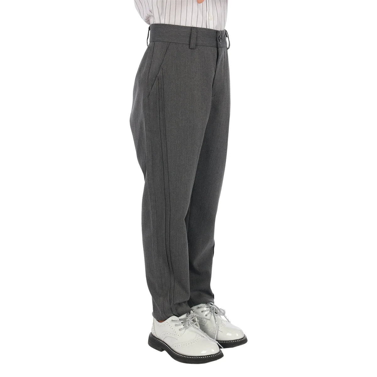 Solid Formal Pants for Boys Image
