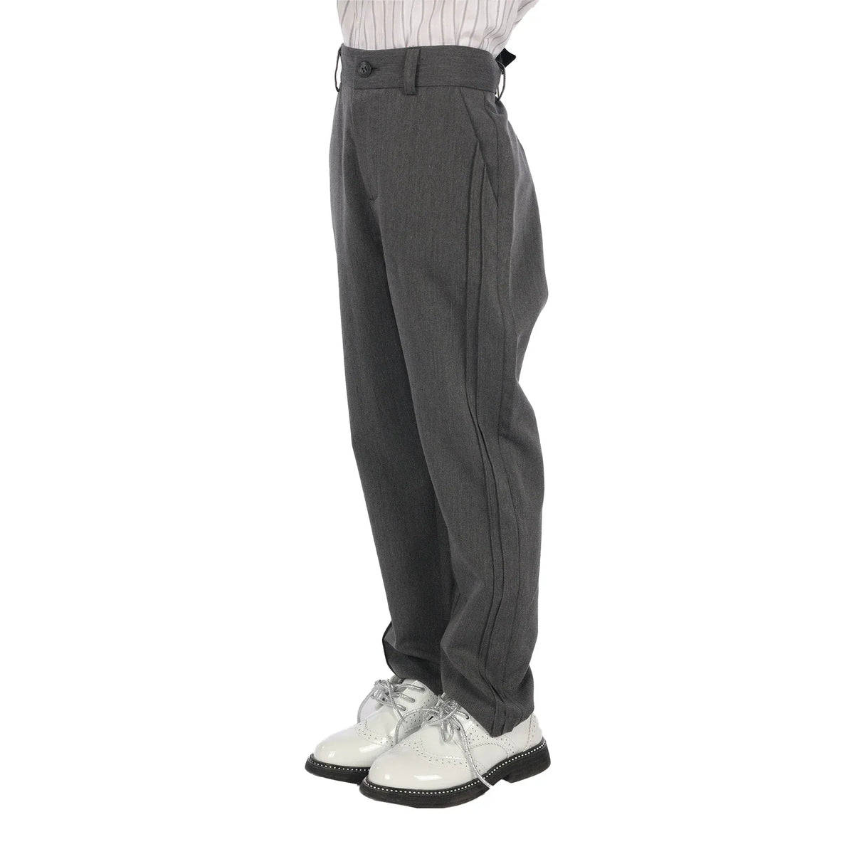 Solid Formal Pants for Boys Image