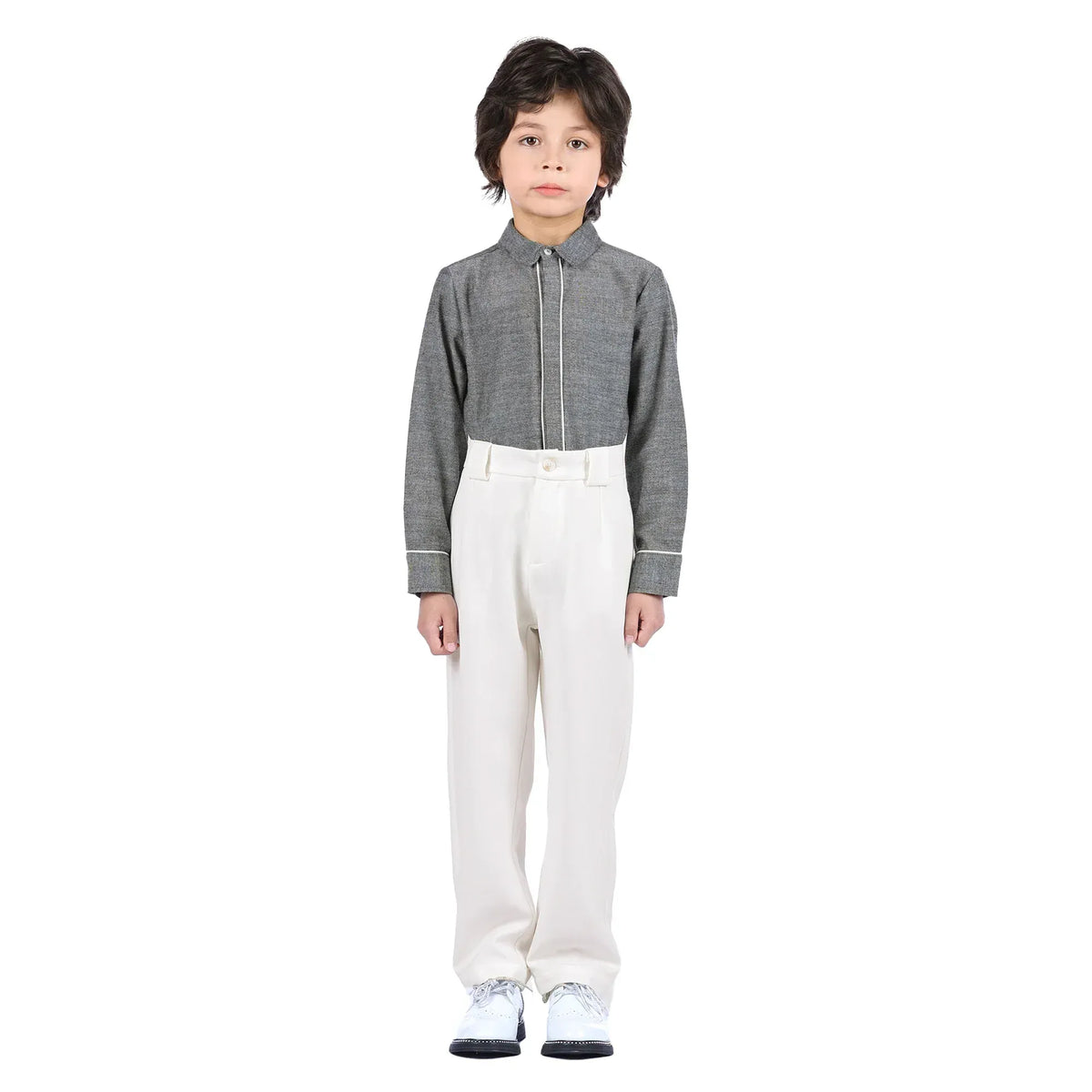 Solid Formal Shirt for Boys Image